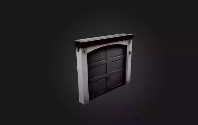 3D model Realistic Garage Door VR / AR / low-poly