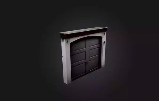3D model Realistic Garage Door VR / AR / low-poly
