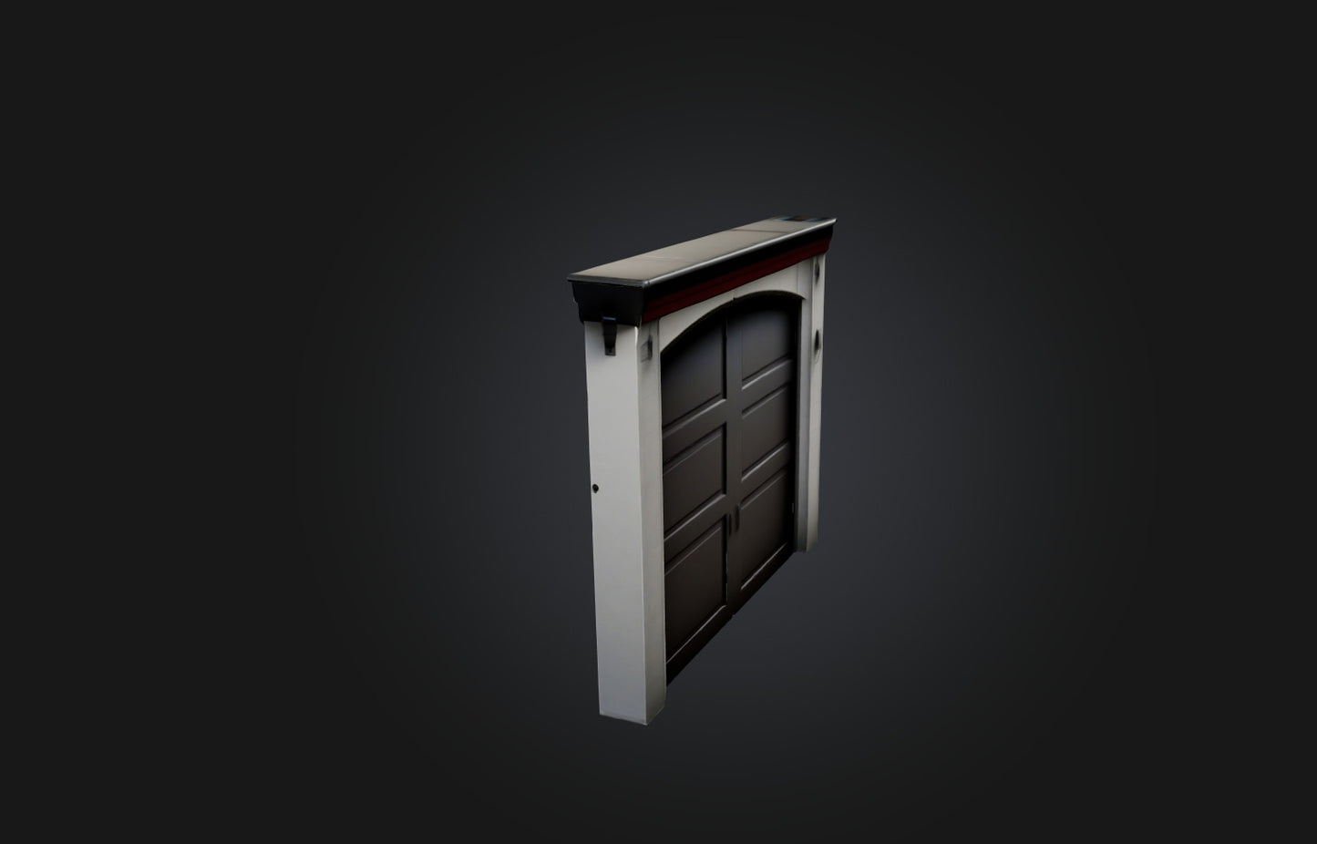 3D model Realistic Garage Door VR / AR / low-poly