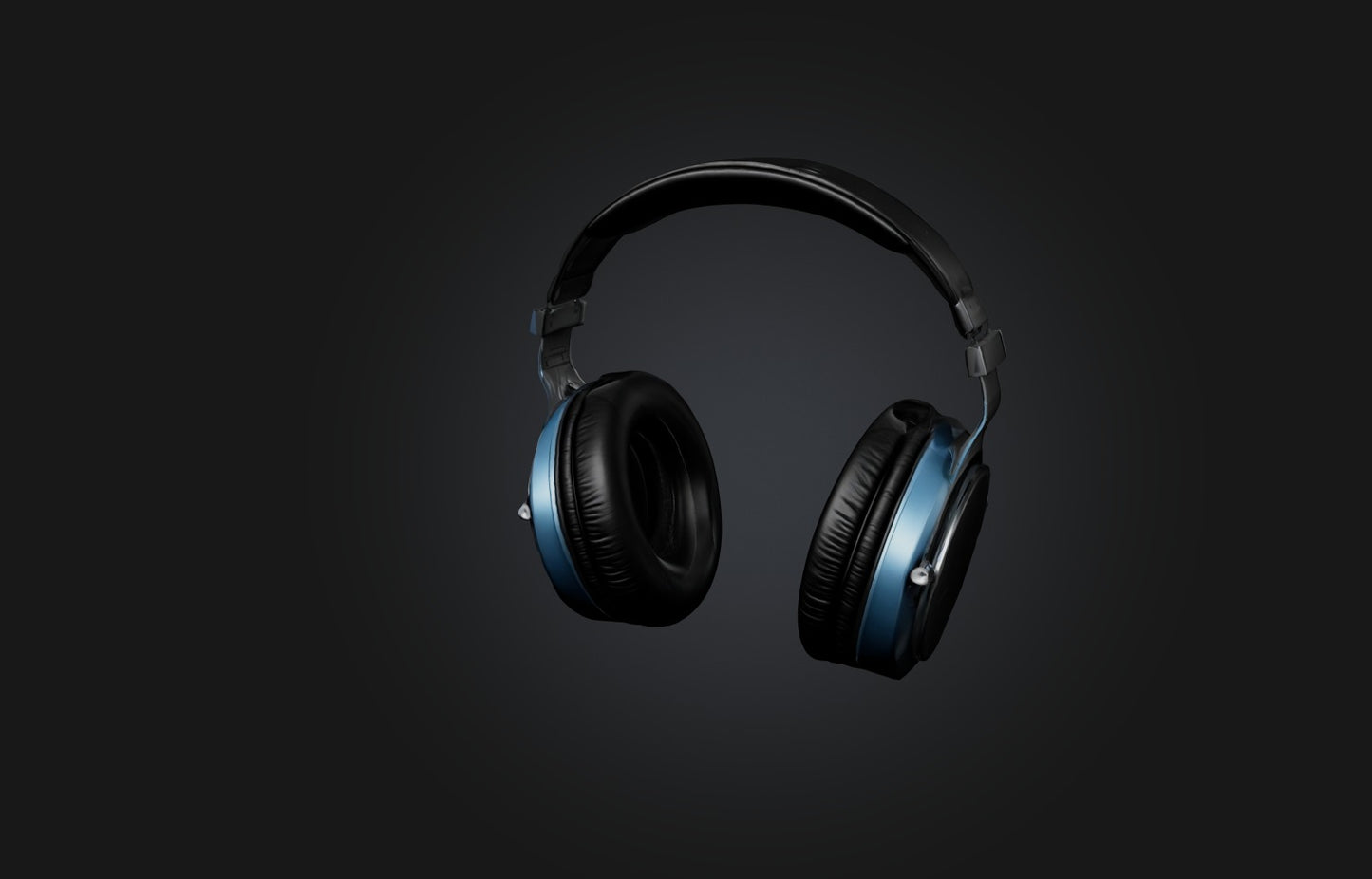 3D model Realistic Headphones VR / AR / low-poly