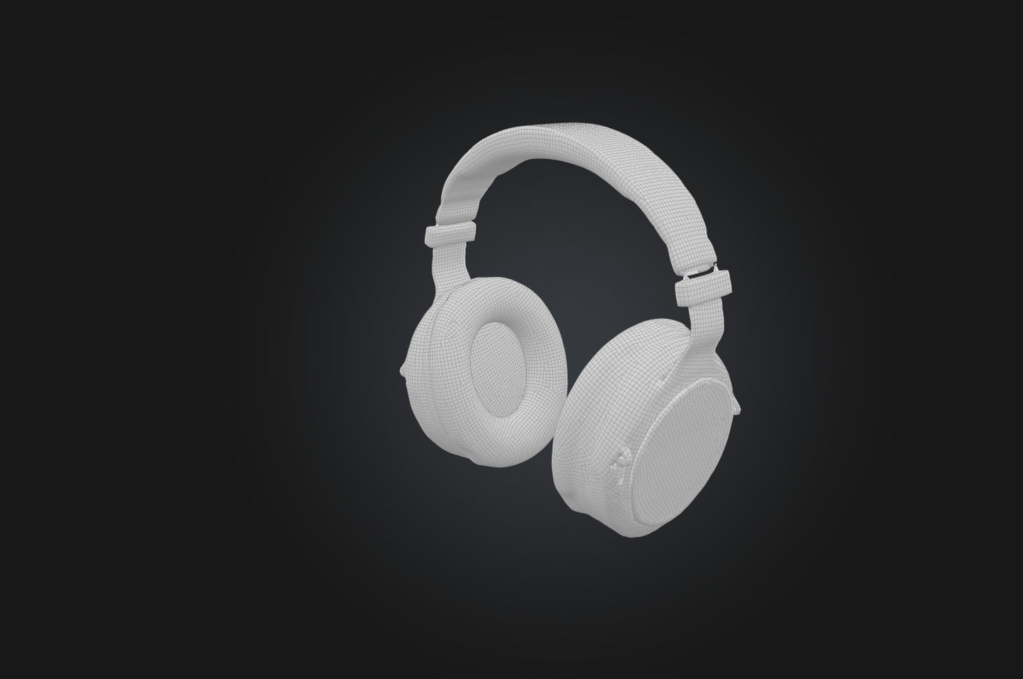 3D model Realistic Headphones VR / AR / low-poly