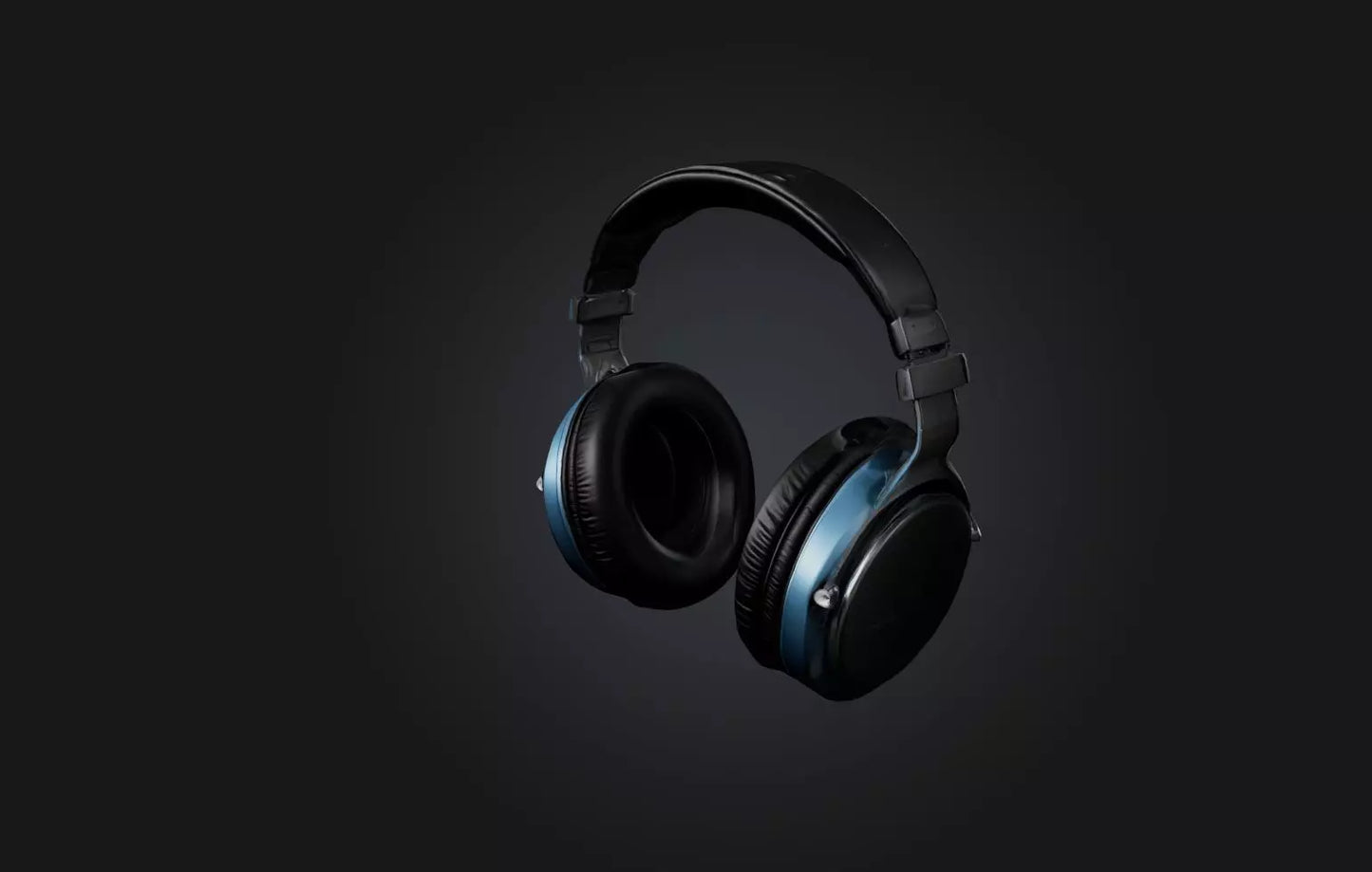 3D model Realistic Headphones VR / AR / low-poly