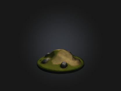 3D model Realistic Hill Model VR / AR / low-poly