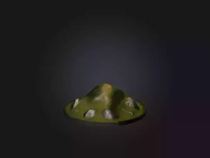 3D model Realistic Hill Model VR / AR / low-poly