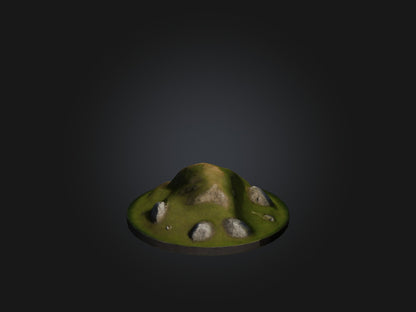 3D model Realistic Hill Model VR / AR / low-poly