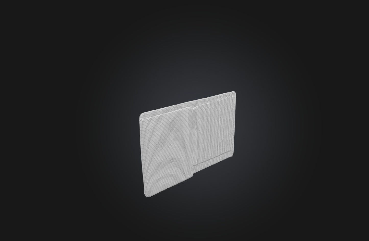 3D model Realistic Leather Wallet VR / AR / low-poly