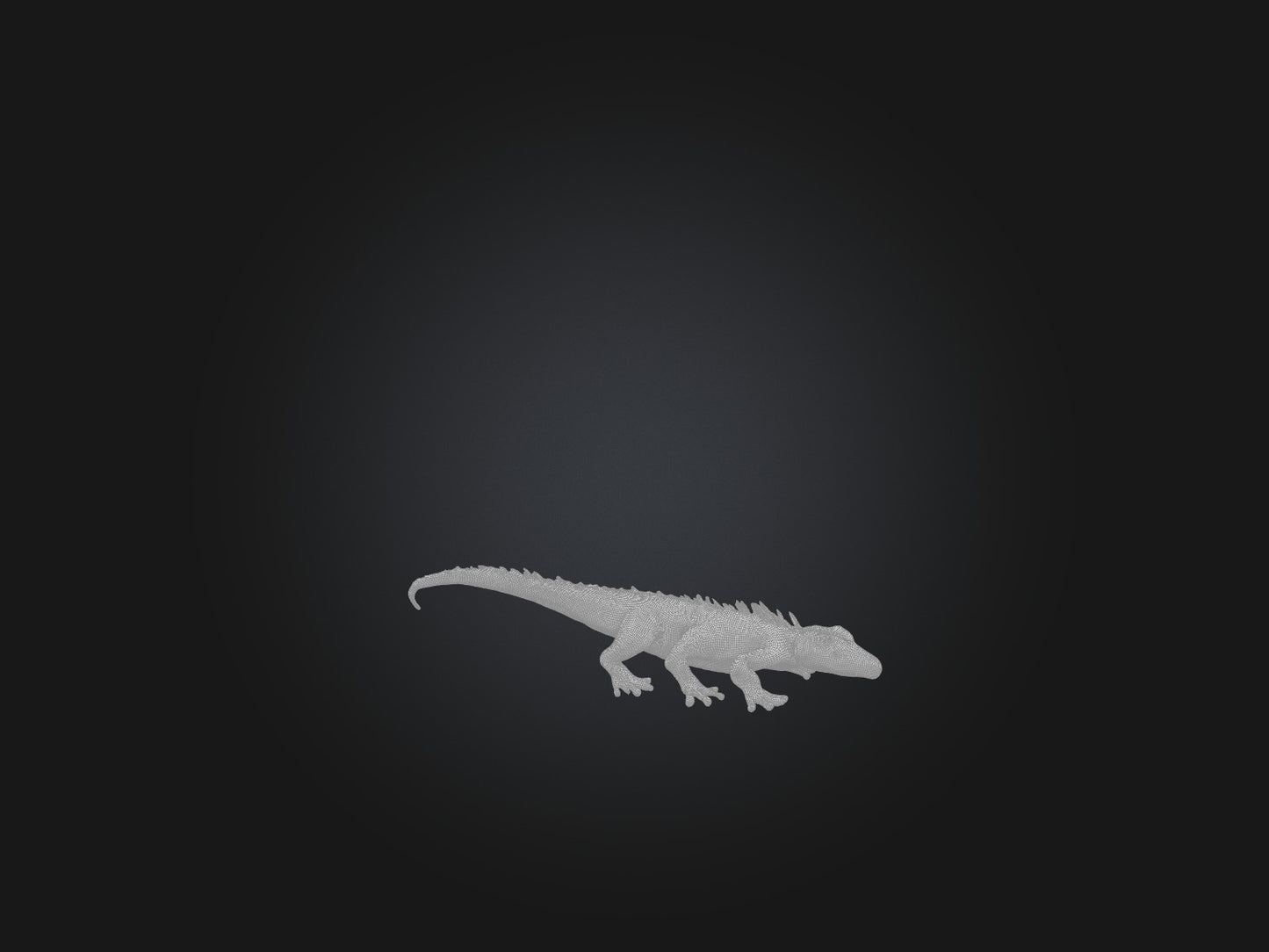 3D model Realistic Lizard Model VR / AR / low-poly
