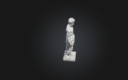 3D model Realistic Marble Statue VR / AR / low-poly
