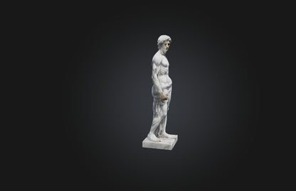 3D model Realistic Marble Statue VR / AR / low-poly
