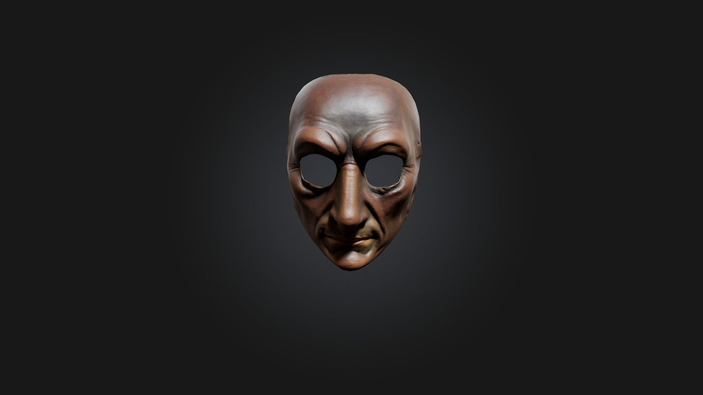 realistic mask 3D model