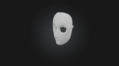 realistic mask 3D model
