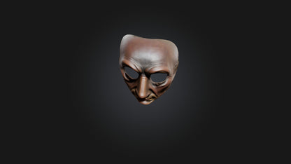 realistic mask 3D model