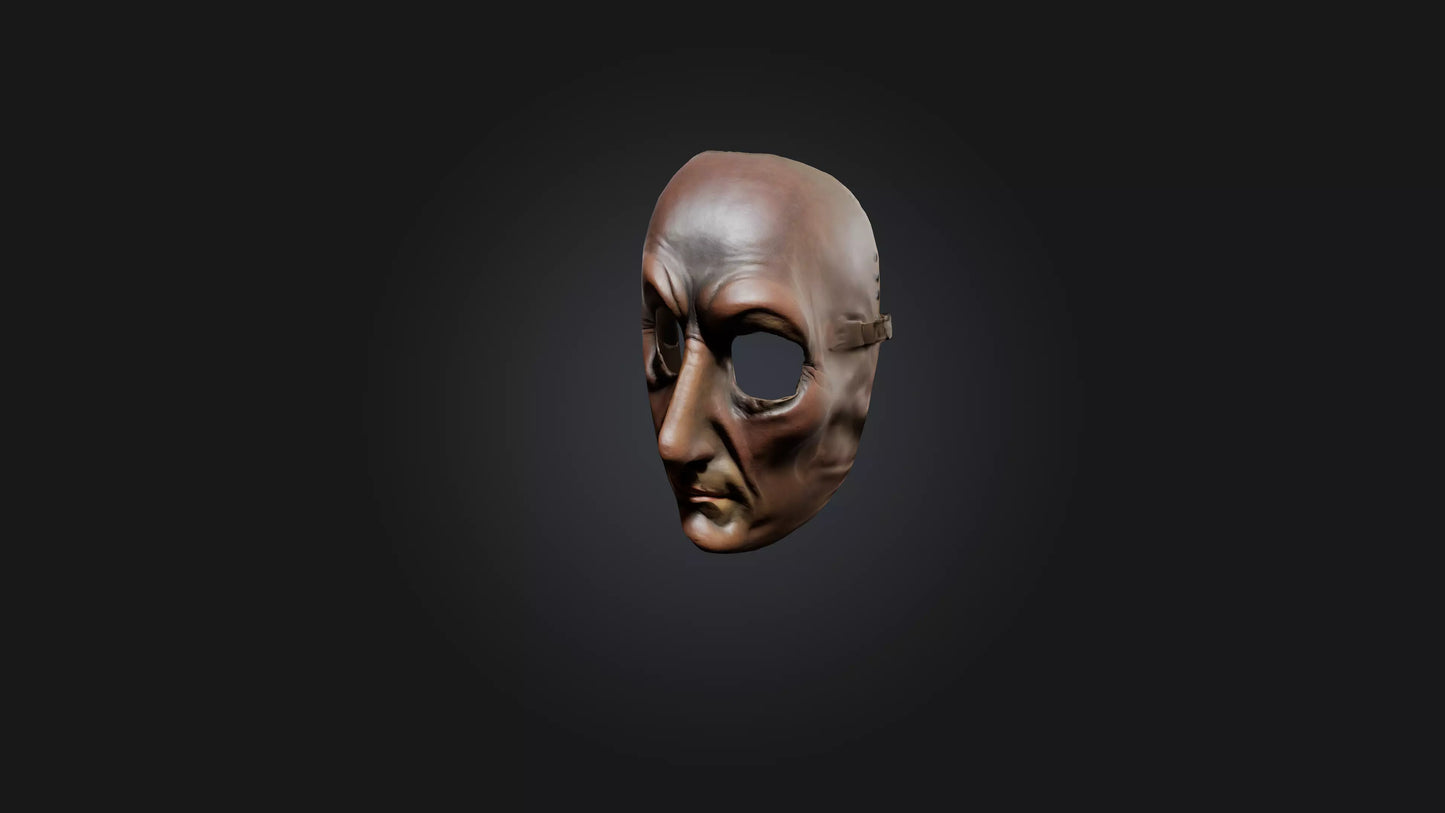 realistic mask 3D model