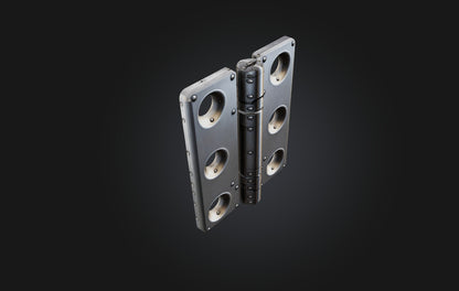 3D model Realistic Metal Door Hinge VR / AR / low-poly
