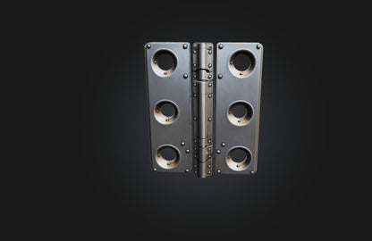 3D model Realistic Metal Door Hinge VR / AR / low-poly