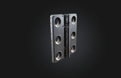 3D model Realistic Metal Door Hinge VR / AR / low-poly