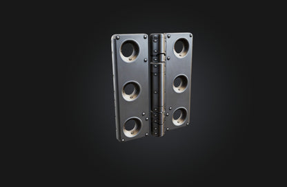 3D model Realistic Metal Door Hinge VR / AR / low-poly