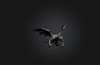3D model Realistic Monster VR / AR / low-poly