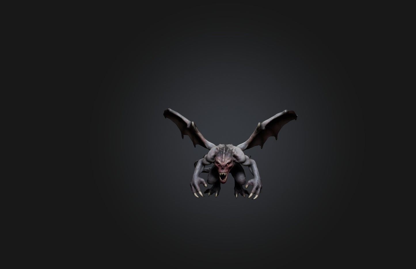3D model Realistic Monster VR / AR / low-poly