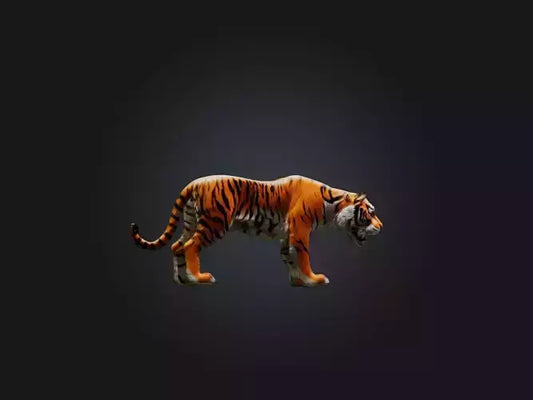 3D model Realistic Tiger VR / AR / low-poly