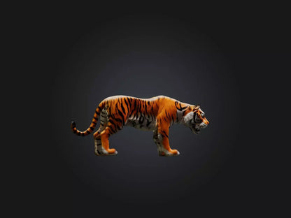 3D model Realistic Tiger VR / AR / low-poly