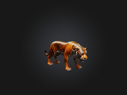 3D model Realistic Tiger VR / AR / low-poly