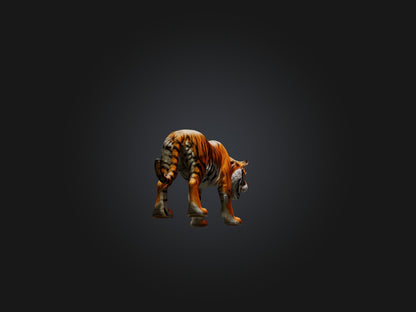 3D model Realistic Tiger VR / AR / low-poly