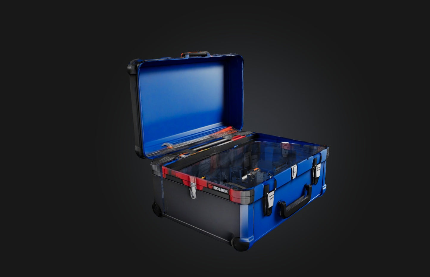 3D model Realistic Toolbox VR / AR / low-poly