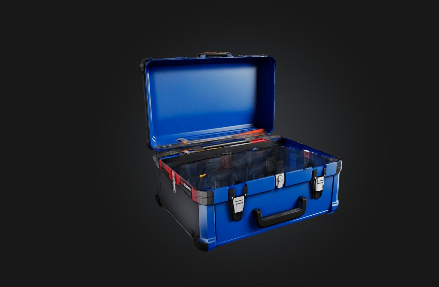 3D model Realistic Toolbox VR / AR / low-poly