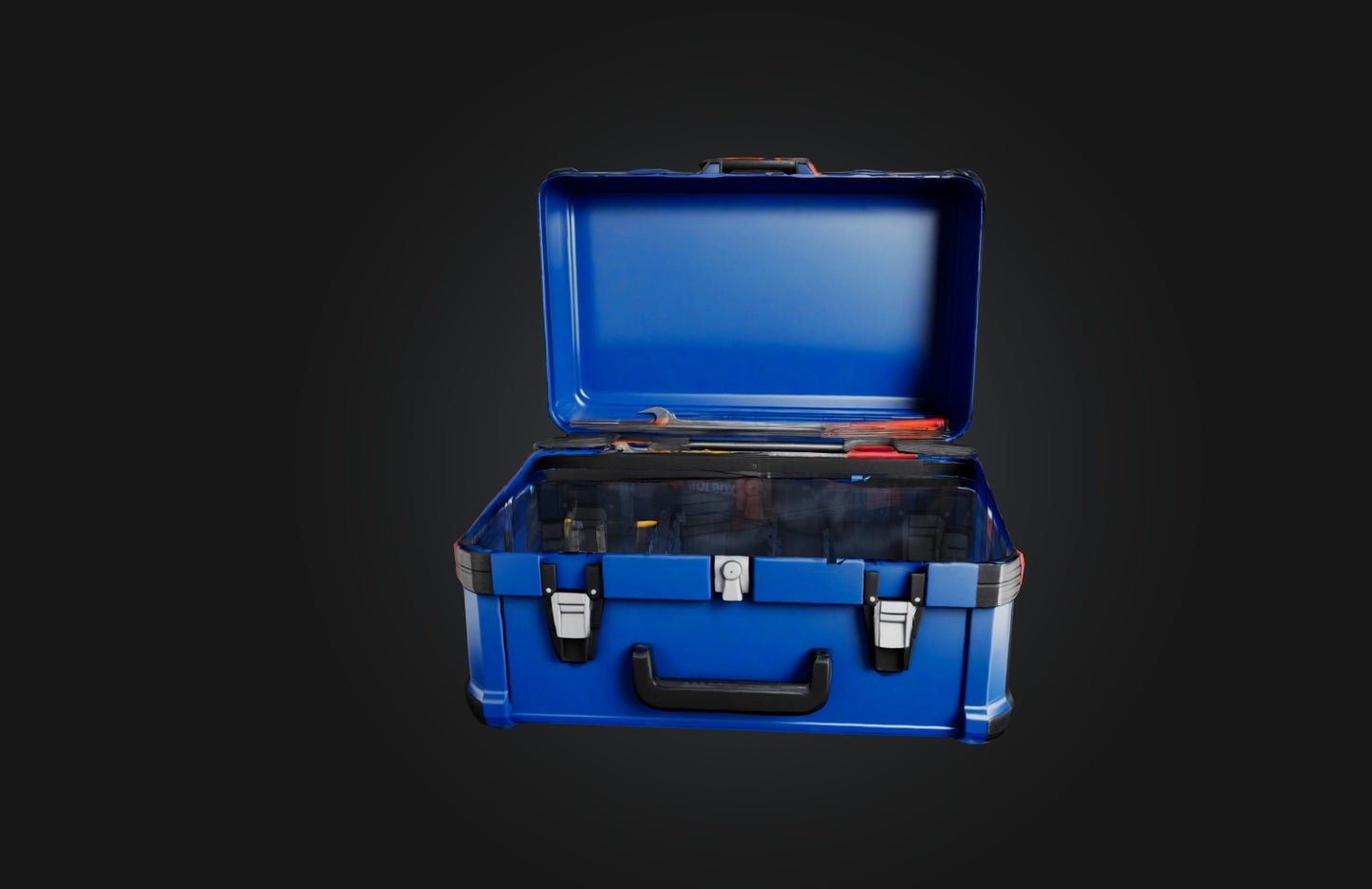 3D model Realistic Toolbox VR / AR / low-poly