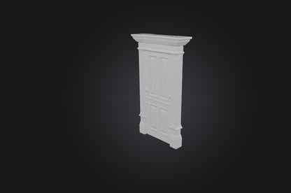 3D model Realistic Wooden Door Frame VR / AR / low-poly