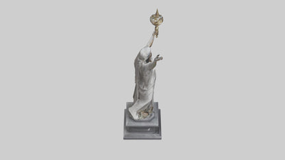 3D model Rebirth of Freedom statue model VR / AR / low-poly