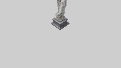 3D model Rebirth of Freedom statue model VR / AR / low-poly