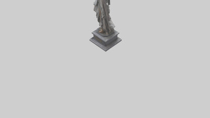 3D model Rebirth of Freedom statue model VR / AR / low-poly