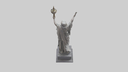 3D model Rebirth of Freedom statue model VR / AR / low-poly