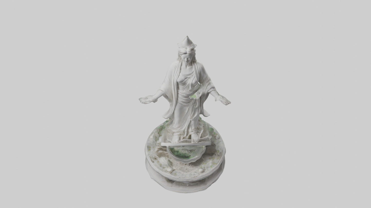 3D model Rebirth of Peace statue model VR / AR / low-poly