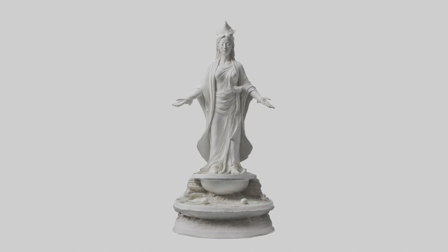 3D model Rebirth of Peace statue model VR / AR / low-poly