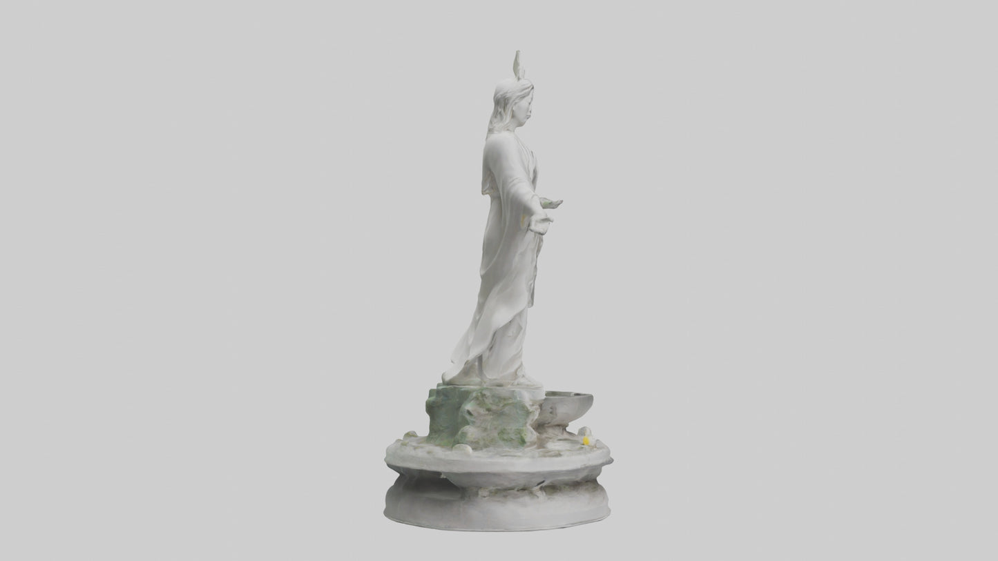 3D model Rebirth of Peace statue model VR / AR / low-poly