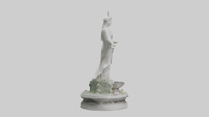 3D model Rebirth of Peace statue model VR / AR / low-poly