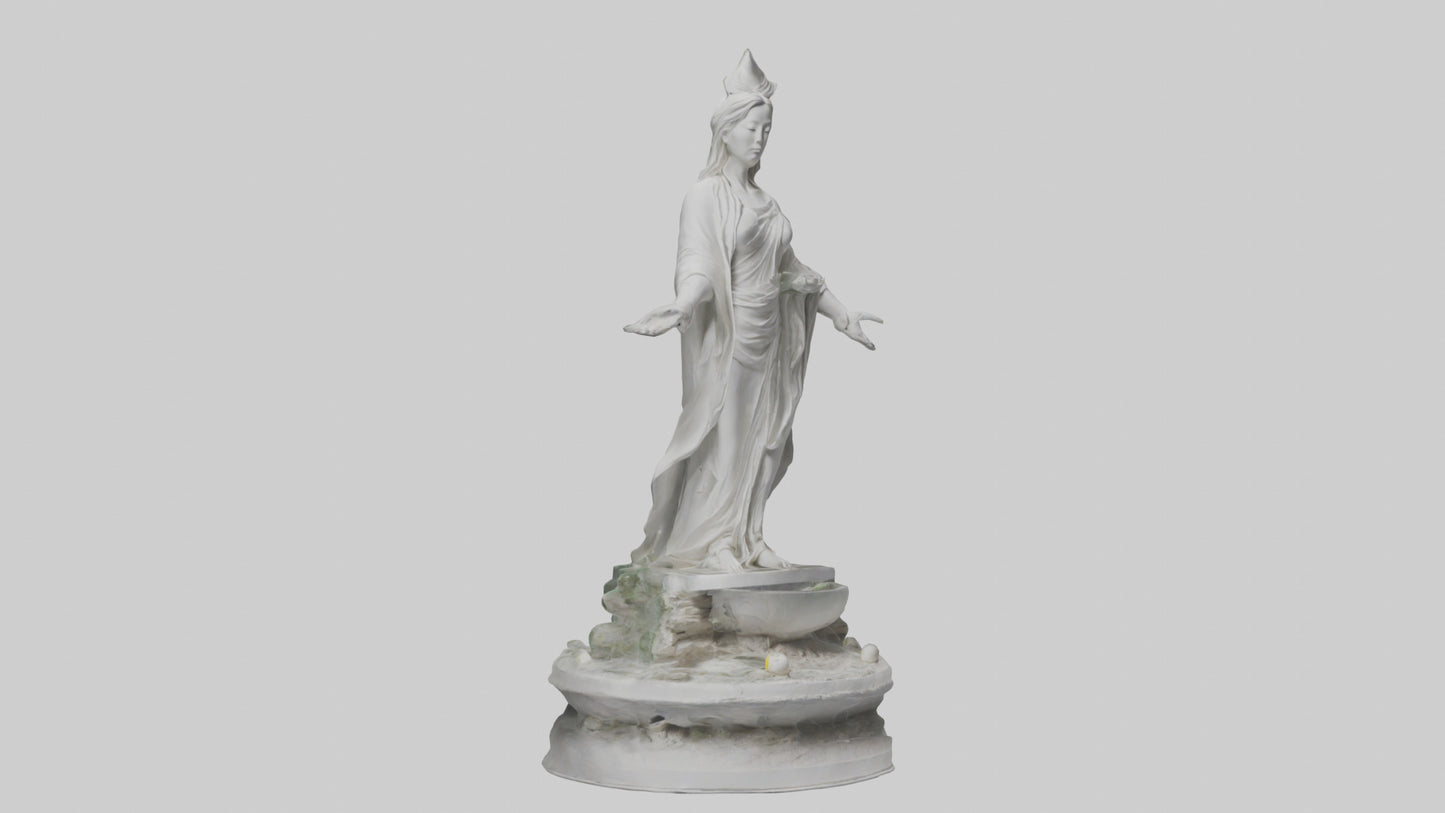 3D model Rebirth of Peace statue model VR / AR / low-poly