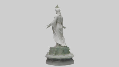 3D model Rebirth of Peace statue model VR / AR / low-poly