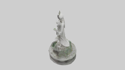 3D model Rebirth of Peace statue model VR / AR / low-poly