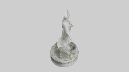 3D model Rebirth of Peace statue model VR / AR / low-poly