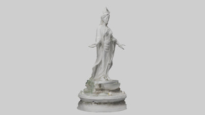 3D model Rebirth of Peace statue model VR / AR / low-poly