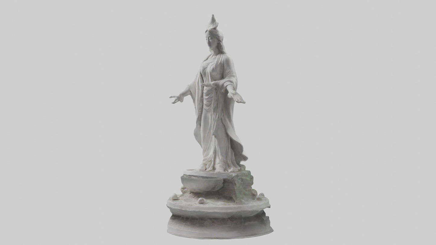3D model Rebirth of Peace statue model VR / AR / low-poly