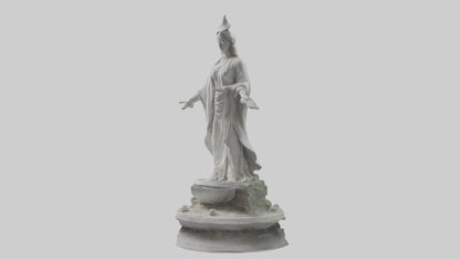 3D model Rebirth of Peace statue model VR / AR / low-poly