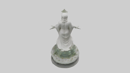 3D model Rebirth of Peace statue model VR / AR / low-poly