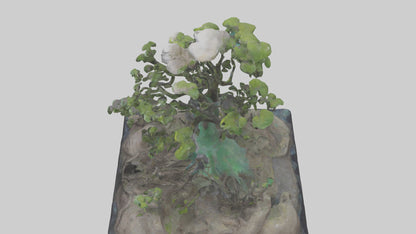 3D model Rebirth of the Earth Statue model VR / AR / low-poly