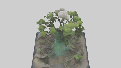 3D model Rebirth of the Earth Statue model VR / AR / low-poly