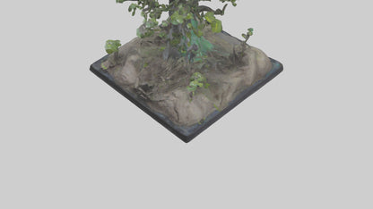 3D model Rebirth of the Earth Statue model VR / AR / low-poly
